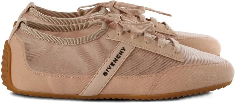 Givenchy Slim doorzichtige mesh sneakers Bruin