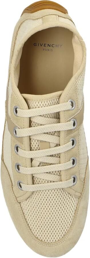 Givenchy Slim sneakers van mesh en suède Beige - Foto 4