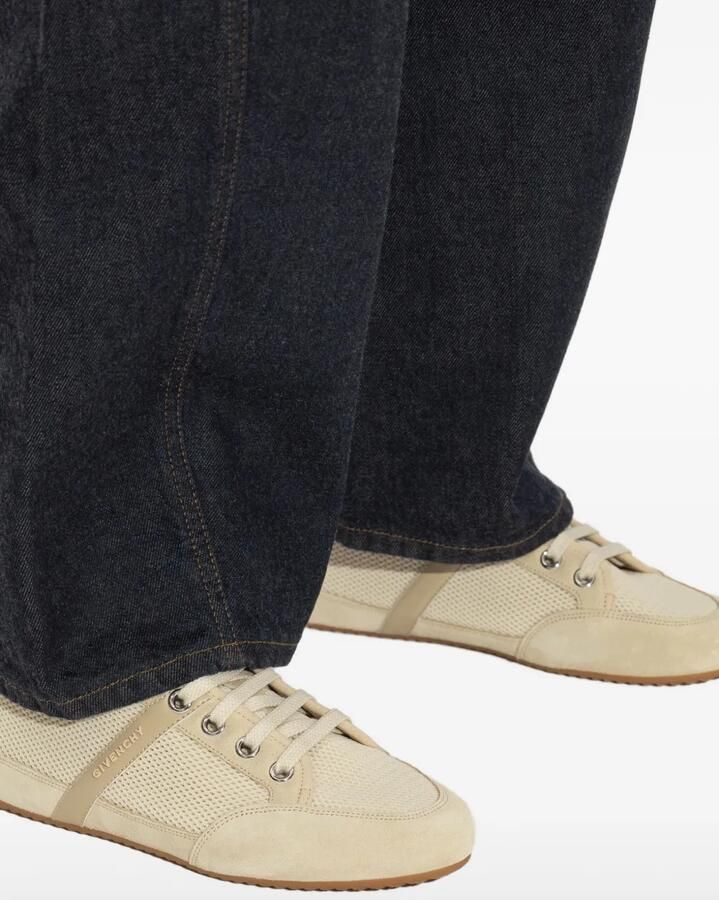 Givenchy Slim sneakers van mesh en suède Beige - Foto 2