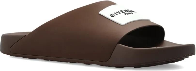 Givenchy Slippers met logodetail Bruin - Foto 5
