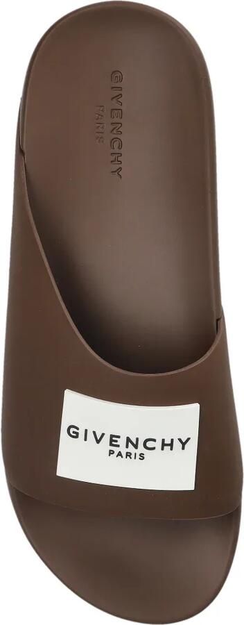 Givenchy Slippers met logodetail Bruin - Foto 3
