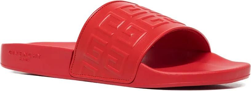 Givenchy Slippers met reliëf Rood - Foto 4