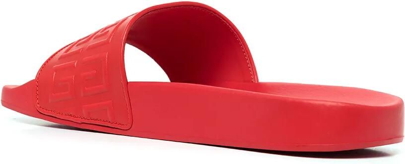 Givenchy Slippers met reliëf Rood - Foto 3
