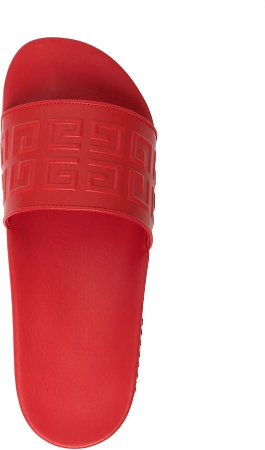 Givenchy Slippers met reliëf Rood - Foto 2