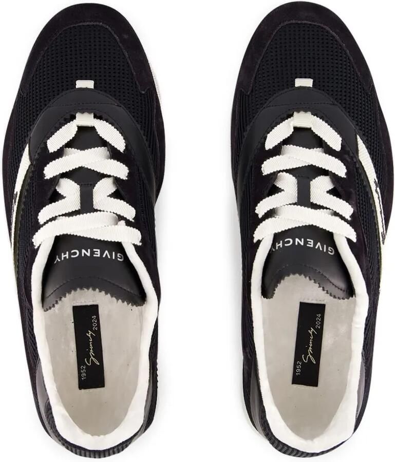Givenchy Sneakers van mesh suède en leer Zwart - Foto 2