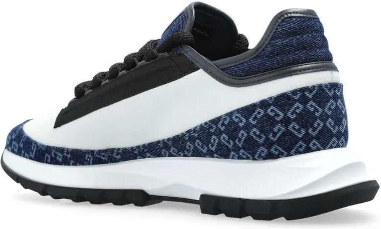 Givenchy Spectre leren en denim sneakers met monogram 72 Blauw - Foto 4