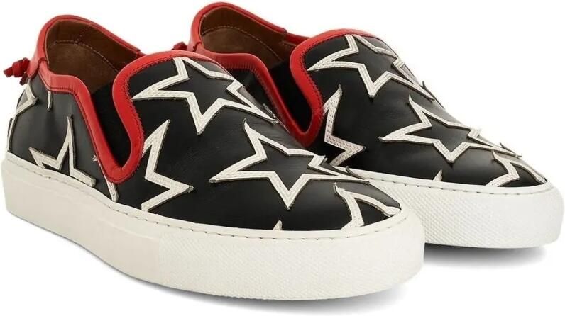 Givenchy star print low top sneakers Zwart - Foto 4