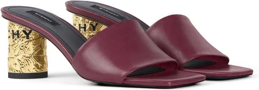Givenchy Tape leren muiltjes met hak Rood - Foto 3