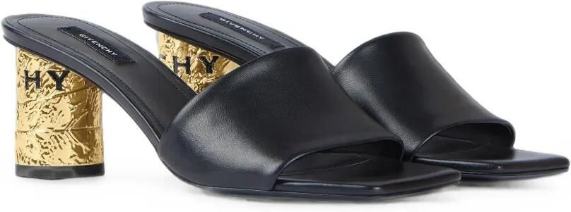 Givenchy Tape leren muiltjes met hak Zwart - Foto 3