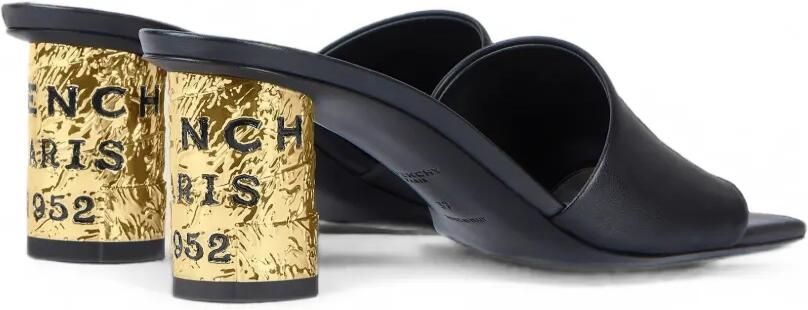 Givenchy Tape leren muiltjes met hak Zwart - Foto 2