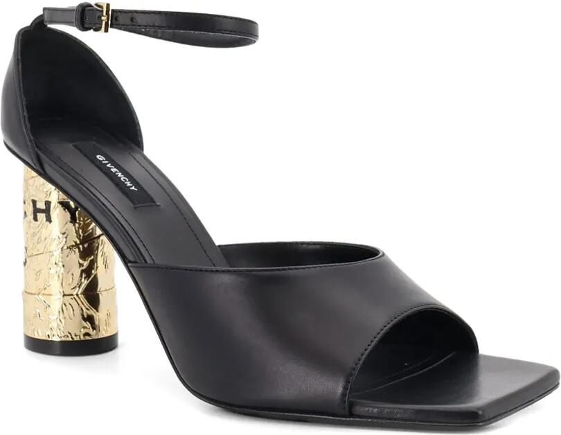 Givenchy Tape leren sandalen Zwart - Foto 3