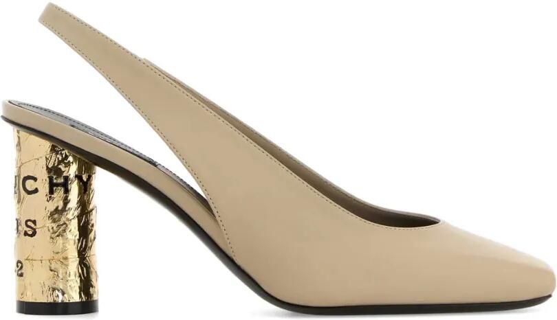 Givenchy Tape leren slingback pumps Beige