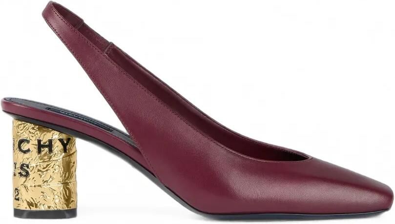 Givenchy Tape leren slingback pumps Rood