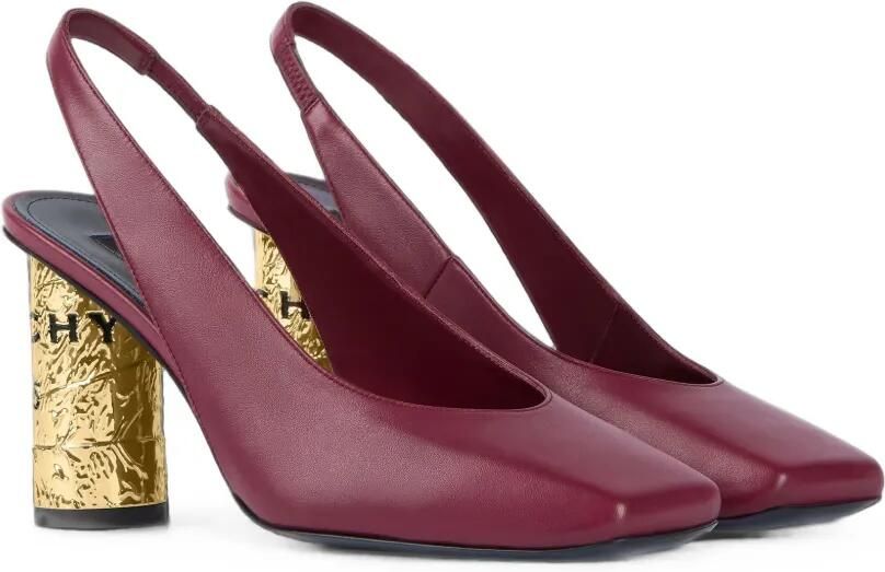 Givenchy Tape leren slingback pumps Rood - Foto 4