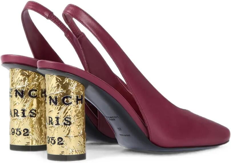 Givenchy Tape leren slingback pumps Rood - Foto 2