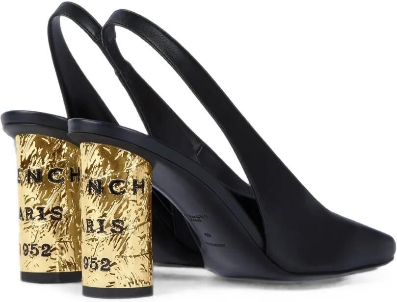 Givenchy Tape leren slingback pumps Zwart - Foto 2