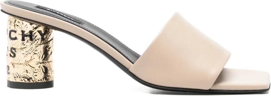 Givenchy Tape sandalen met vierkante neus Beige