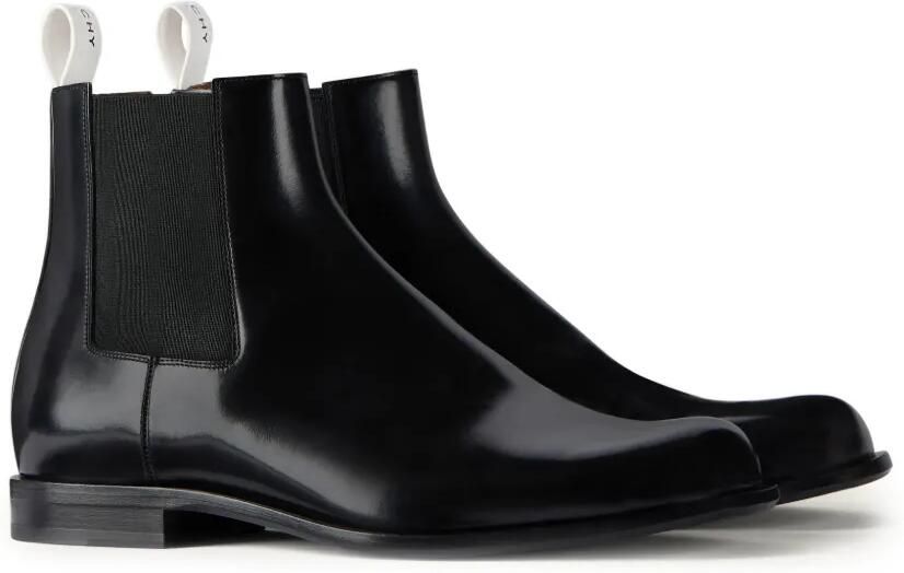 Givenchy Tux Chelsea laarzen van geborsteld leer Zwart