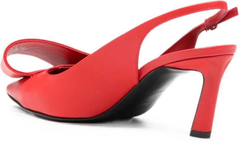 Givenchy Twisted Ribbon leren slingback pumps Rood - Foto 3