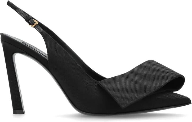 Givenchy Twisted Ribbon moiré pumps Zwart