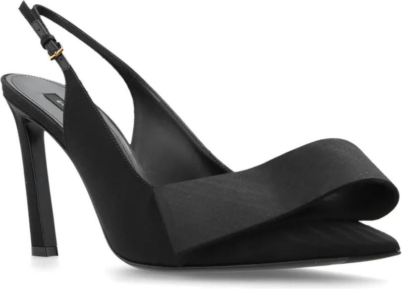 Givenchy Twisted Ribbon moiré pumps Zwart - Foto 4