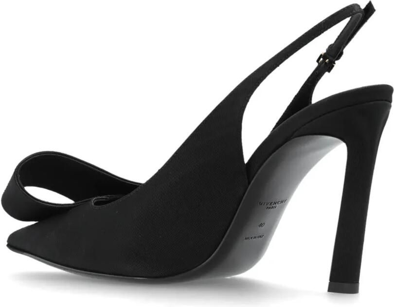 Givenchy Twisted Ribbon moiré pumps Zwart - Foto 3