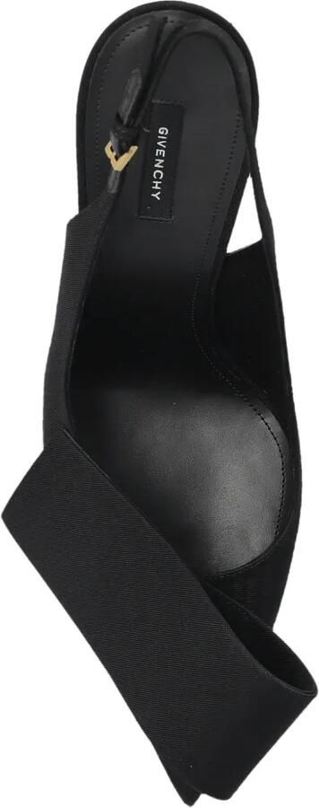 Givenchy Twisted Ribbon moiré pumps Zwart - Foto 5
