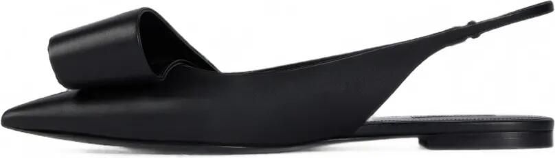 Givenchy Twisted Ribbon platte leren slingbacks Zwart - Foto 5