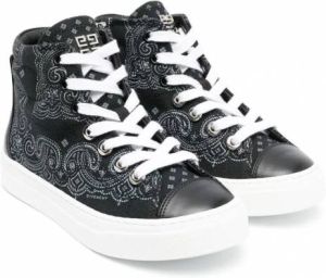 Givenchy Kids High-top sneakers Zwart