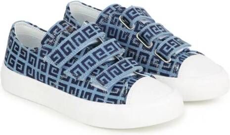 Givenchy Kids Denim sneakers Blauw