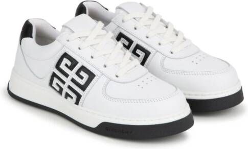 Givenchy Kids Leren sneakers Wit