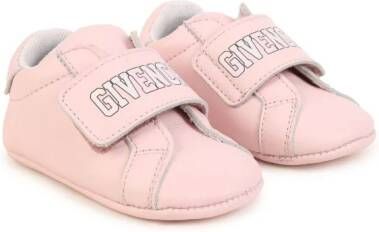 Givenchy Kids Sneakers met klittenband Roze