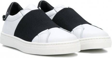 Givenchy Kids low top sneakers met logo Wit
