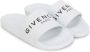 Givenchy Kids Slippers met logoprint Wit - Thumbnail 1