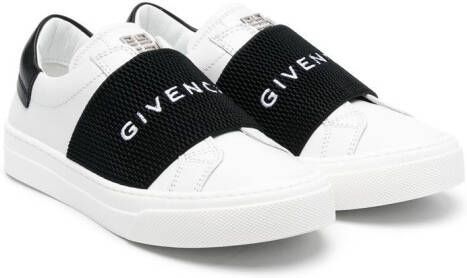 Givenchy Kids Sneakers met geborduurd logo Wit