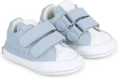 Givenchy Kids Sneakers met klittenband Blauw