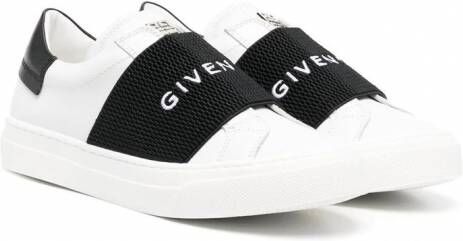 Givenchy Kids Sneakers met logobandje Wit