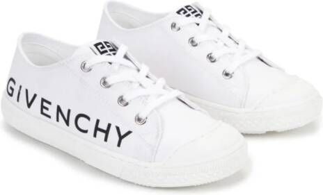 Givenchy Kids Sneakers met logoprint Wit
