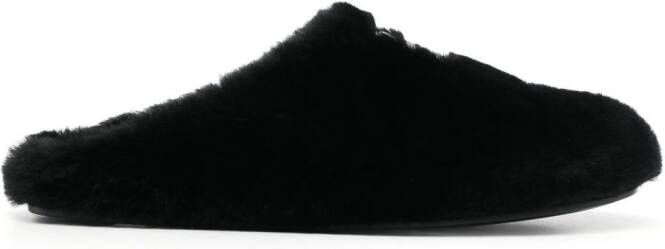 Givenchy Lammy slippers Zwart