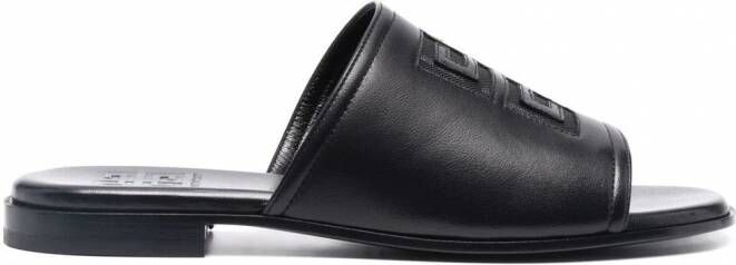 Givenchy Leren slippers Zwart