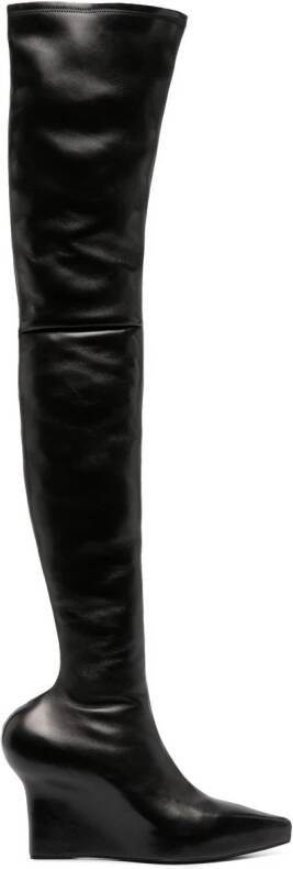 Givenchy Overknee laarzen Zwart