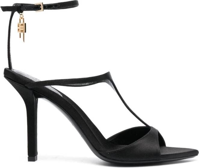 Givenchy Sandalen met logo hanger Zwart