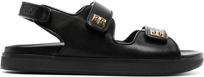 Givenchy Sandalen met 4G-patroon Zwart