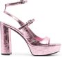 Givenchy Sandalen met plateauzool Roze - Thumbnail 1