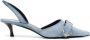 Givenchy Voyou denim slingback pumps Blauw - Thumbnail 1