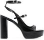 Givenchy Voyou sandalen met plateauzool Zwart - Thumbnail 1