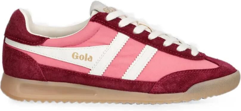 Gola Firefly sneakers met suède vlakken Roze