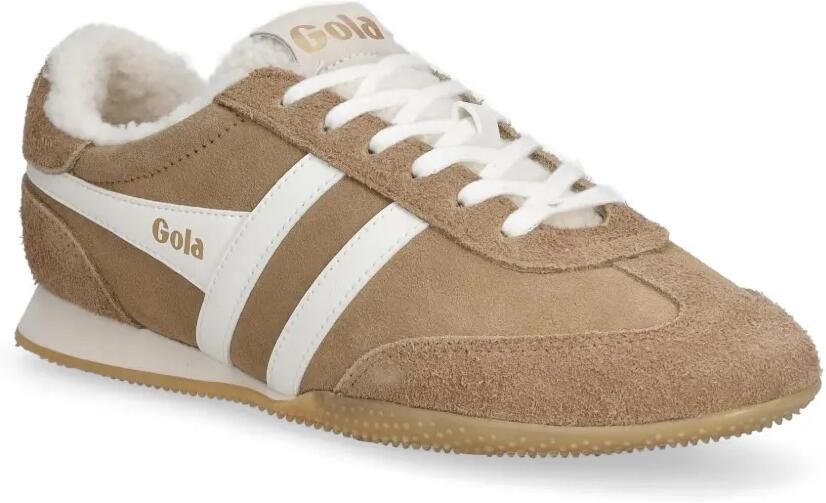 Gola Sneakers met lammy voering en suède vlakken Beige - Foto 2