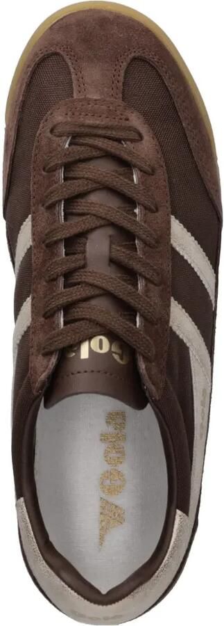 Gola Sneakers met metallic afwerking en suède vlakken Bruin - Foto 4