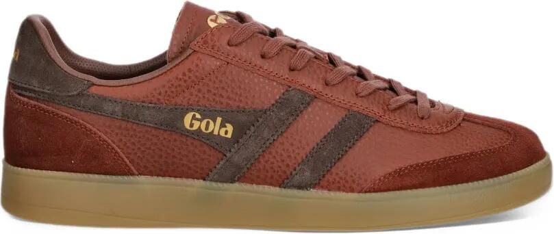 Gola Viper Serra leren sneakers met suède afwerking Bruin